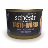 Schesir Taste-World   консерви для собак, вологий корм курка по тайськи 150 г