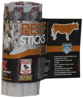 Alpha Spirit Beef Sticks Напіввологі ласощі для собак з яловичиною 40g, 16шт