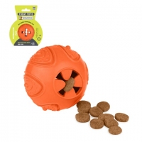 BronzeDog Игрушка для собак Smart Ball IQ, orange 7*9см