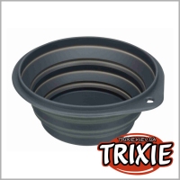  Trixie Миска дорожня. силіконова, в міцній оправі, 0,5л/14см