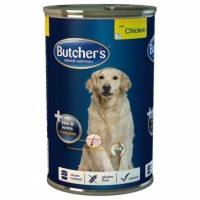 Butcher`s Dog Plus with Chicken консервированый корм для собак 1200г 