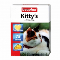 Beaphar Kitty Cheese Витамины для котов 75 шт (1 шт)