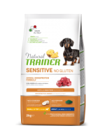 Natural Trainer Adult Small Dog Sensitive No Gluten wirh lamb, сухой корм с ягненком, 2кг