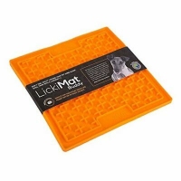Lickimat Buddy Original, интерактивная кормушка для животных, бирюзовая/оранжевая