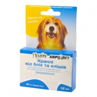 ЛориВет Прайд капли от блох и клещей для собак 5 -10 кг 1,2мл  