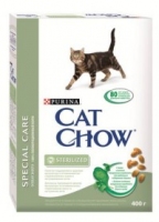 CAT CHOW Sterilized.Для стерилізованих котів. З куркою. Сух/кот 400g