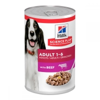 Hill's Adult Dog 1-6 Advanced Fitness Beef 370g cans