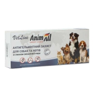 Animall VetLine антигельминтные таблетки для собак и котов, (50шт) по шт.