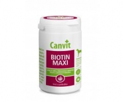 Canvit Biotin Maxi - Кормова добавка для вовни собак 230г (76 шт)