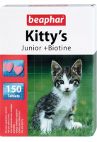 Beaphar Kitty's Junior биотин витамины для котят 150 таб (1 шт)