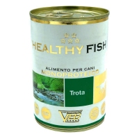 Healthy Fish, монопротеиновый влажный корм для собак, паштет с форелью, 400г