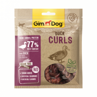 GimDog Superfood Duck Curls, спиральки для собак с уткой 55г