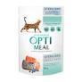 OptiMeal пауч для котів стерілізованих лосось чорниця 85г (1шт)