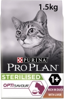Pro Plan Aftercare Sterilised сухой корм для кастрированных котов Утка, пчень1.5kg
