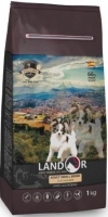 Landor Dogs Adult Small Bred Duck&Rice, корм для взрослых мелких собак, утка и рис, 1кг