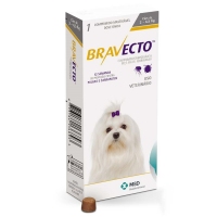Bravecto жевательня таблетка от блох и клещей для собак для очень маленьких пород 2-4,5кг