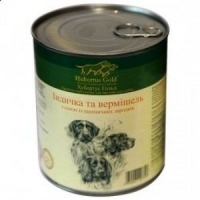 Hubertus Gold консерва для собак індичка та вермішель 800г