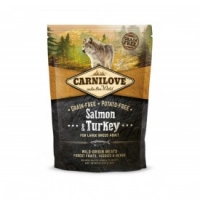 Carnilove Salmon&Turkey Large Breed сухий беззерновий корм для дорослих собак великих порід 1.5kg