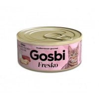Gosbi Fresko Cat Kitten, влажный корм для котят, тунец, курица и молоко, 70g