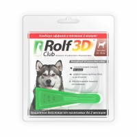 Rolf Club 3D капли от блох для собак 20-40кг