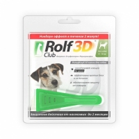 Rolf Club 3D капли от блох для собак до 4-10кг