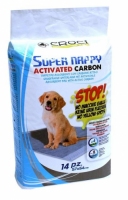 Croci Unterlage Super Nappy Carbon с активированным углем пеленки для собак 57*54см 14шт