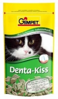 GimCat Denta-Kiss ласощі для чищення зубів у кішок 50г