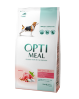 OptiMeal сухий корм для собак середніх порід з індичкою 1,5 кг