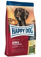 Happy Dog Supreme Sensible Africa c мясом страуса монобелковый корм без содержания злаков 4 кг  