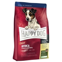 Happy Dog Supreme  Sensible Africa Strauss&Kartoffe ( Страус-Картофель) для собак мелких пород  4 кг