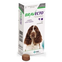Bravecto жевательня таблетка от блох и клещей для собак для средних  пород собак 10-20кг