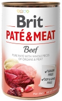 Brit Pate& Meat Dog з яловичиною 400 g