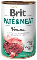 Brit Pate& Meat Dog з олениною 400 g