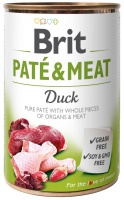Brit Pate& Meat Dog з качкою 400 g