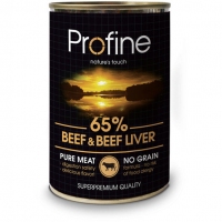 ProFine Beef&Beef Liver говядина и печень 400г