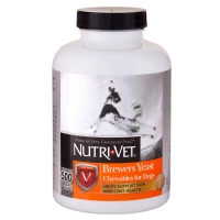Nutri-Vet Brewers Yeast вітамінний комплекс для шерсті собак, жувальні пігулки, 500 табл.