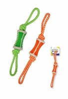 Croci Blasting Toys іграшка для собак Вибуховий рол на мотузку зелений 41*6см
