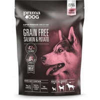 PrimaDog Grain Free Adult Беззерновий корм для дорослих собак всіх порід з лососем та картоплею 1.5k