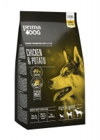 PrimaDog Adult Сухой корм для взрослых собак всех пород с курицей и картофелем 12kg
