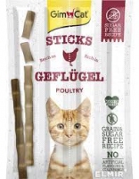 GimCat Sticks м'ясні палички для котів з домашнім птахом 5*5г