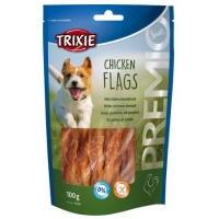Trixie Premio Chicken Flags,  лакомство для собак, куриная грудка 100гр