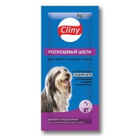 Cliny, Шампунь саше Распутывающий и сокращающий линьку для собак, 15мл