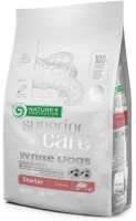 Nature's Protection White Dog Grain Free Starter Полноценный корм д/белых щенков от 4месяцев 1.5kg
