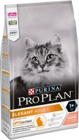 ProPlan Elegant Adult cat Optiderma Сухой корм для взрослых котов с лососем 1.5kg