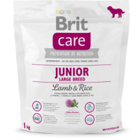 Brit Care Dog Junior Large Breed Lamb Rice Сухой корм для щенков и молодых собак крупных пород 1 kg