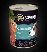 Savory All breeds Puppy курица, 400г