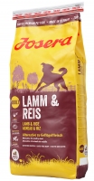 Josera Lamb and Rice супер-премиум корм для собак всех пород с ягненком и рисом, 15kg