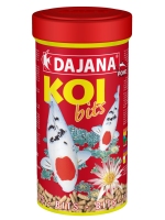 Dajana Koi bits (1000 ml/100 g) Плаваючий корм, що спрощує годування декоративних риб у ставку