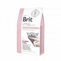 Brit Veterinary Diet Cat, Hypoallergenic, лосось та горох, 2kg