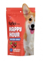 Reflex Plus Happy Hour ласощі для собак, для здоров'я  кісток, з ягням, 60г